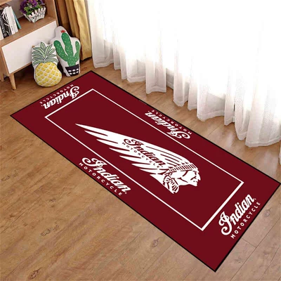 Car Parking Mat | Avtomobil döşəmə paspasları - motorcycle-burgundy-logo-print-40x120cm-upgraded-diatom-mud