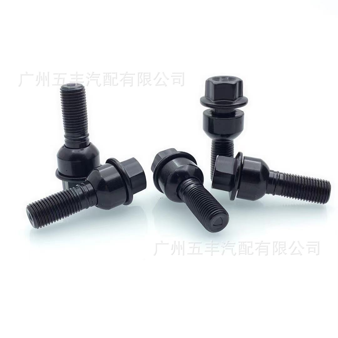 适用于奥迪保时捷途锐卡宴轮毂螺丝轮胎螺丝车轮螺丝杆WHT004676A