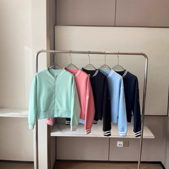 ALO秋季新款短款棒球服外套女春秋时尚百搭休闲长袖拉链运动开衫