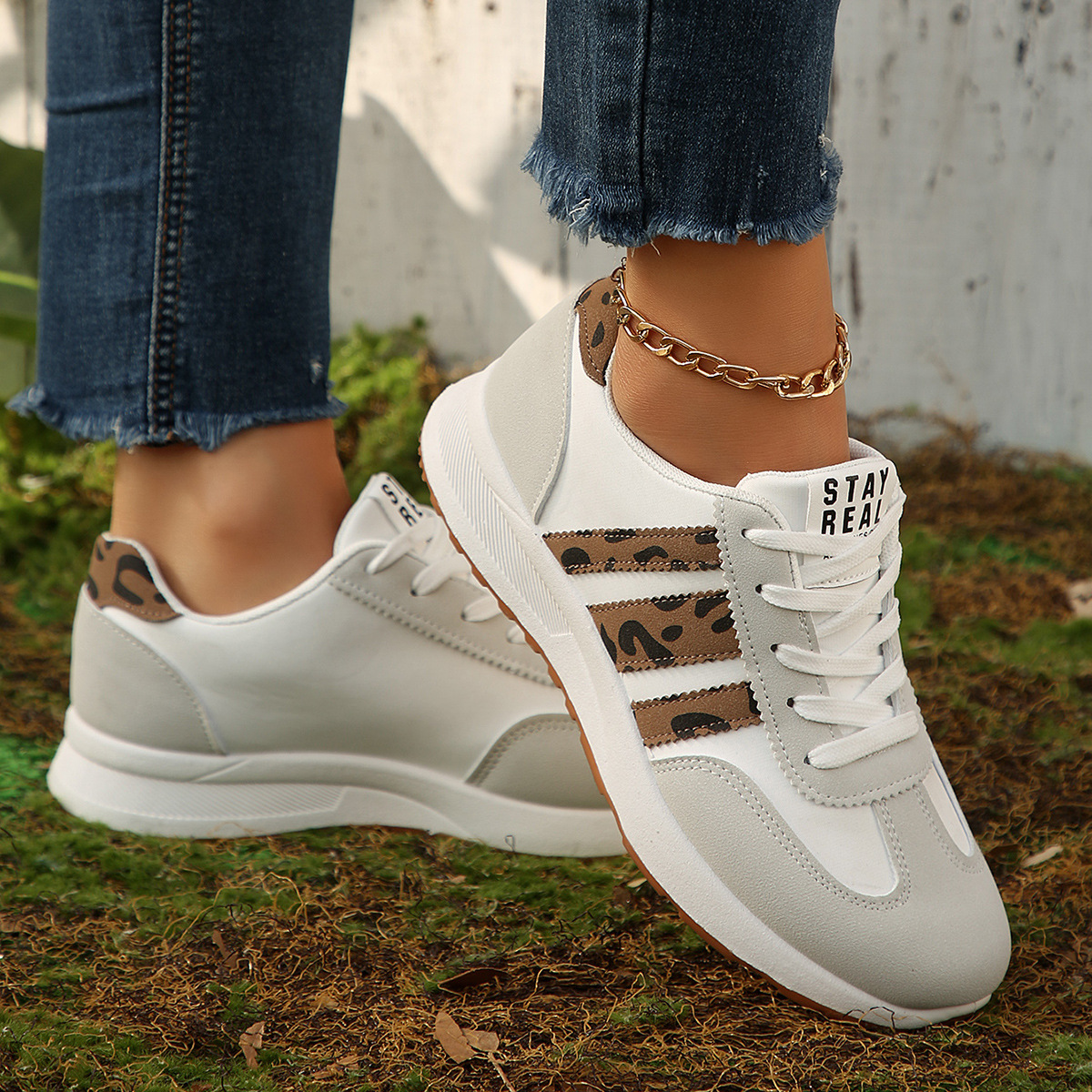 2026 primavera nuevo tamaño transfronterizo retrógrado correa de cabeza redonda zapatos de entrenamiento Agan zapatos deportivos casuales al por mayor image 9
