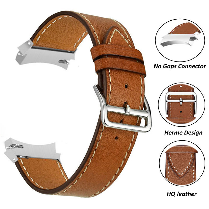 For Samsung Galaxy Watch 4 Smart Watch Belt Strap Leather Strap Factory Wholesale Spot