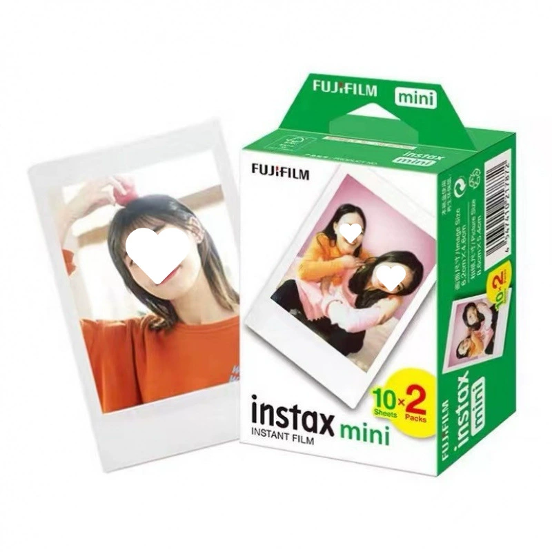 Печать фотографии на бумаге 3 дюйма и 20 штук с белой рамкой подходит для Instax mini.