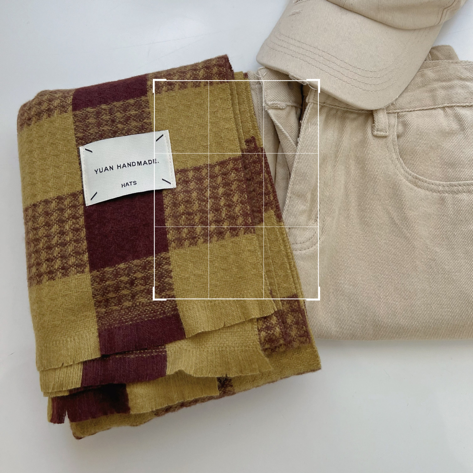 Sciarpa a quadri da donna autunno inverno stile versatile_voghion.com
