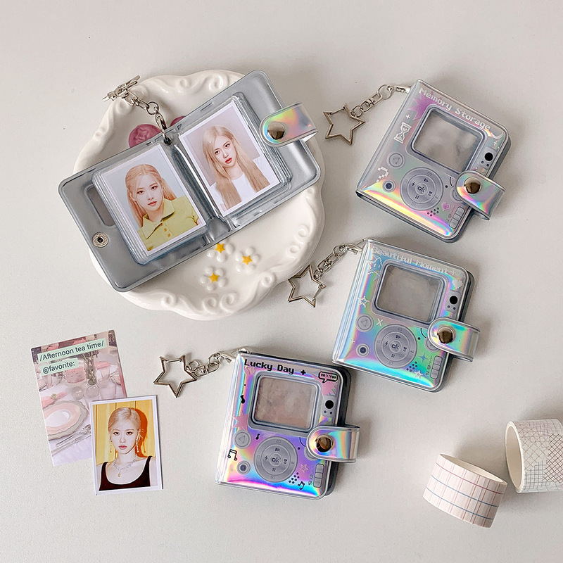 Korean Version of the Idol-Chasing Girl 2inch Cartoon Photo Album with Angel Wings, Large Photo Stickers, Storage Album, Student Id Photo Card Album Korean Version of the Idol-Chasing Girl 2inch Cartoon Photo Album with Angel Wings, Large Photo Stickers, Storage Album, Student Id Photo Card Album