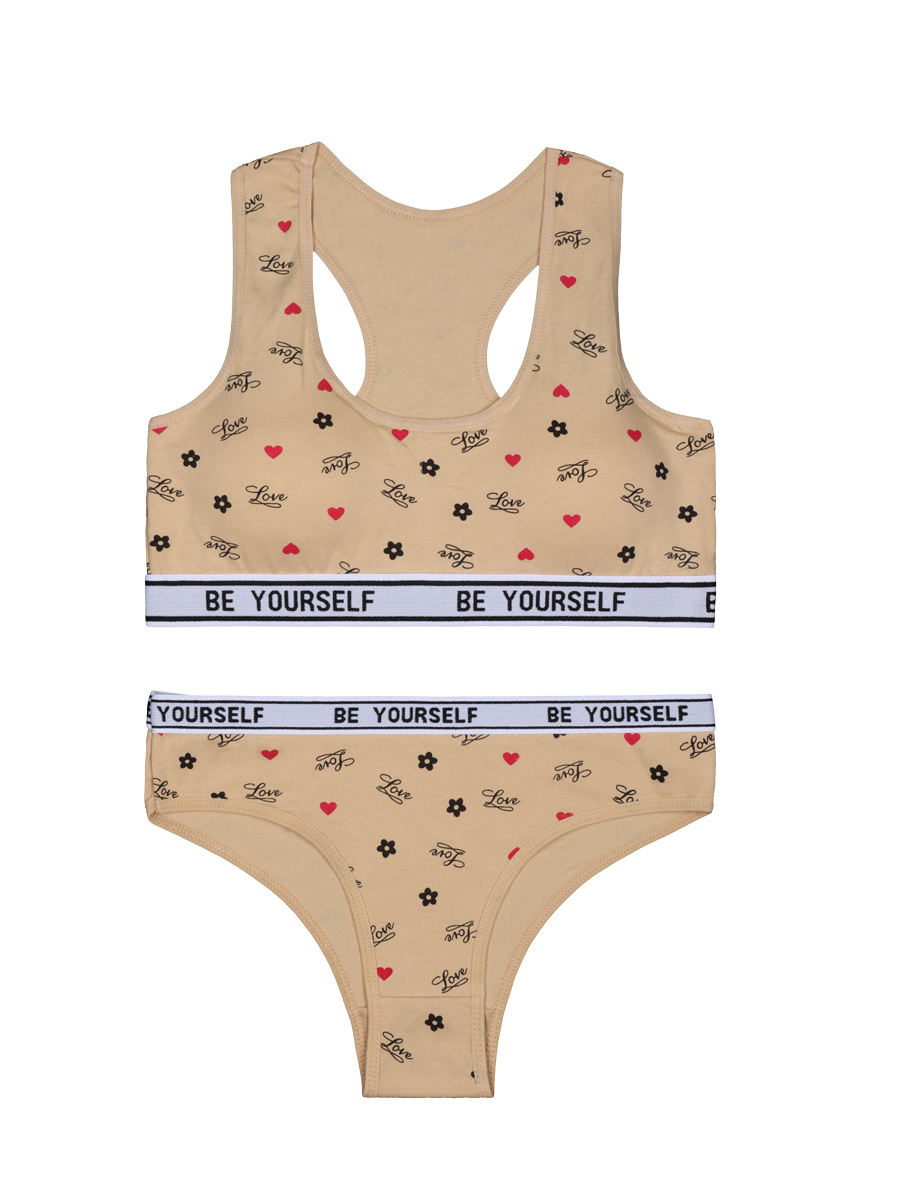 Ropa interior para niñas 10-14 años, período de desarrollo, sujetador, chaleco, deportes, correr, copa fija a prueba de golpes, chaleco a prueba de golpes, niño grande