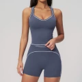 7028 vest + 7028 shorts—dark blue