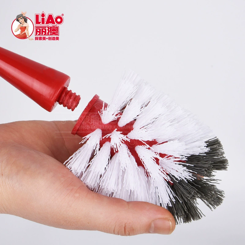 Туалетная щетка LIAO пластиковая двусторонняя