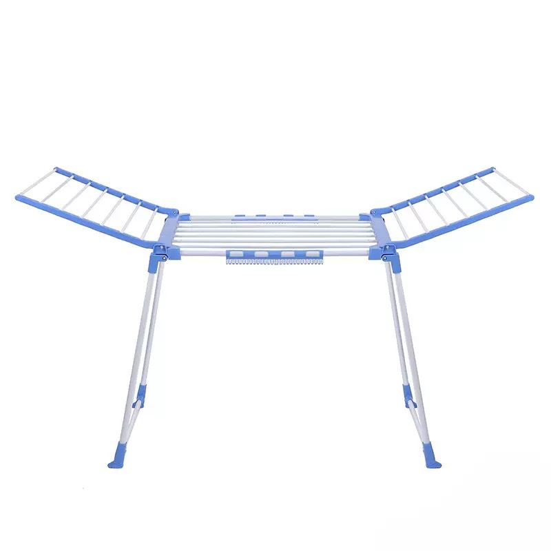 Hot-Selling Popular Double-Sided Towel Rack Floor-Standing Foldable Double-Wing Clothes Drying Rack Multifunctional Clothes Hanger