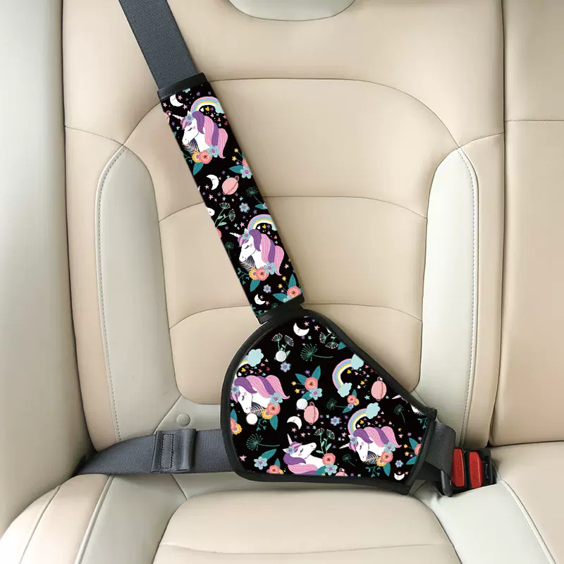 跨境爆款亚马逊TEMU希音汽车后排儿童安全带护肩套柔软舒适加厚