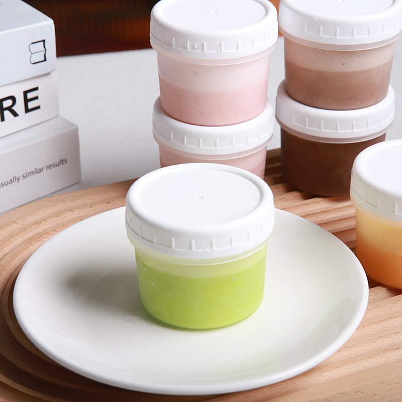 160ml网红嘟嘟罐集焦糖布丁奶冻杯甜品酸奶冰激凌冰淇淋盒分装盒