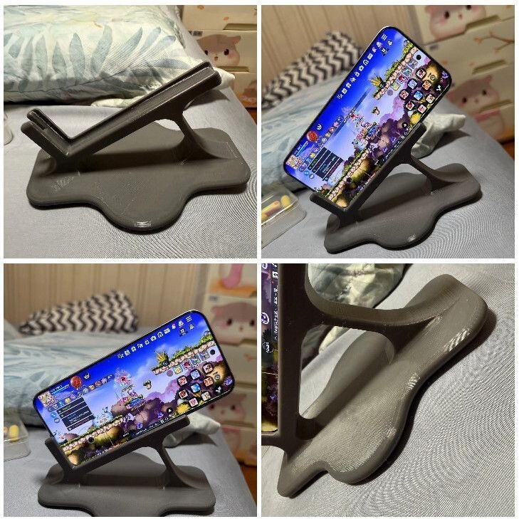 Side Phone Holder for Gaming and Learning, Side Reading Stand, Magic Device for Lying down with Phone, Tablet Horizontal Stand for Watching Shows