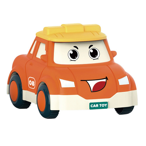 Children's Q version toy car inertia airplane boys and girls 1-2-3 years old car cartoon baby baby educational model