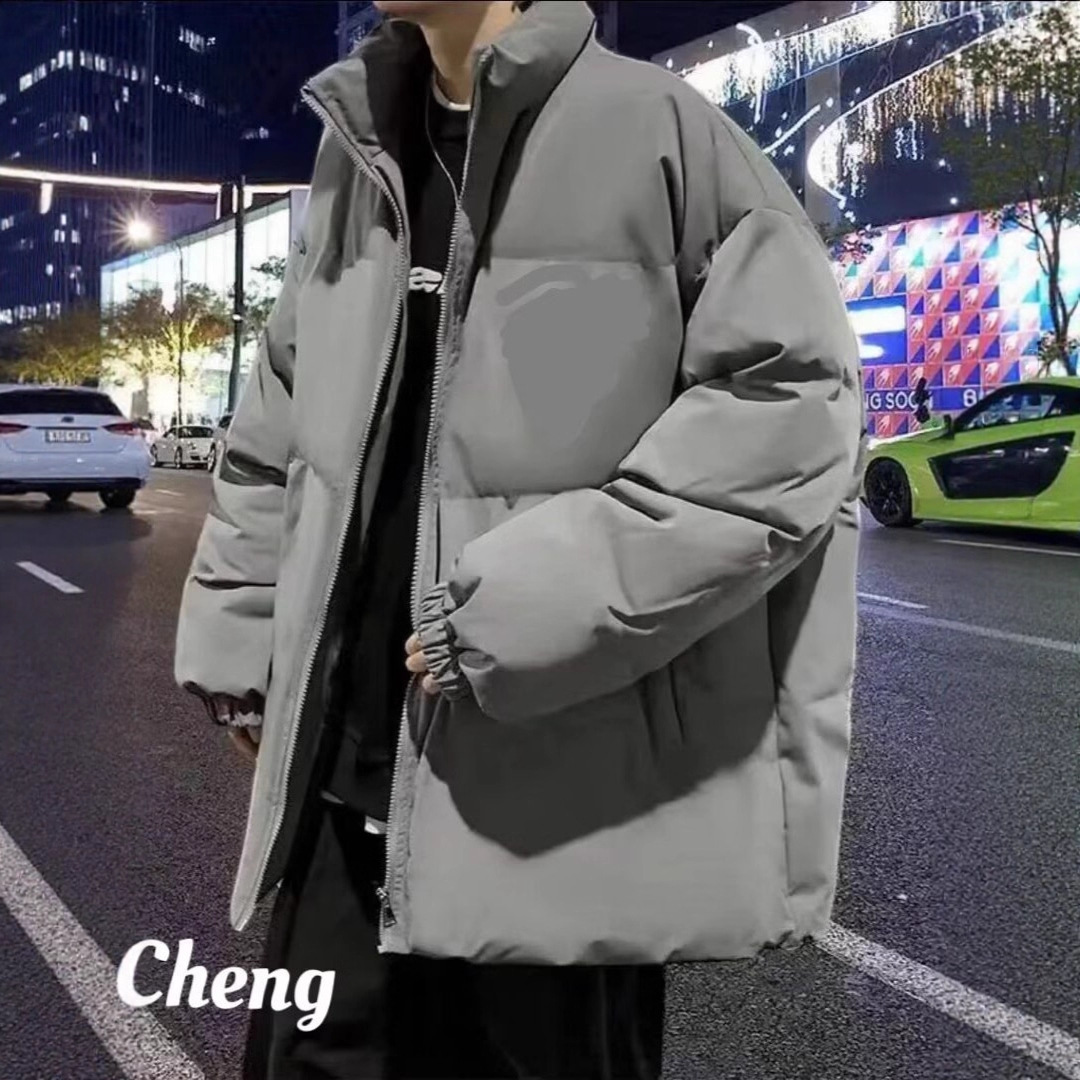 立领棉袄保暖百搭秋冬季棉服男款情侣百搭时尚冬加厚大码棉衣外套