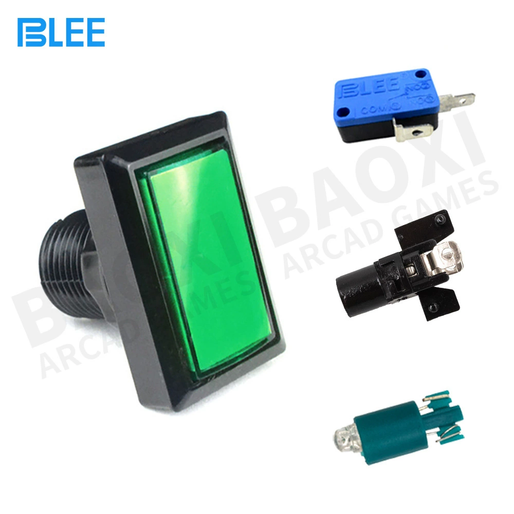 Rectangular game console, plastic button with light, switch key with accessories, x33