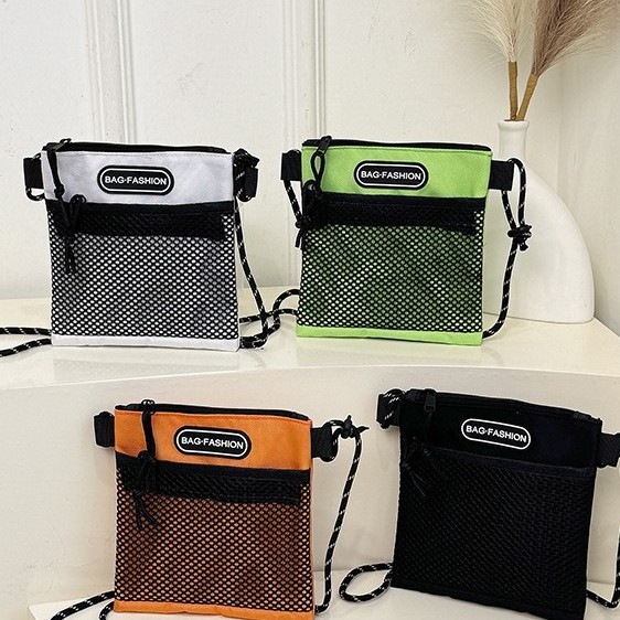 2026 New Trendy Men's Sports Cycling Backpack, Women's Japanese Style Crossbody Shoulder Bag, Fashionable Student Cellphone Bag