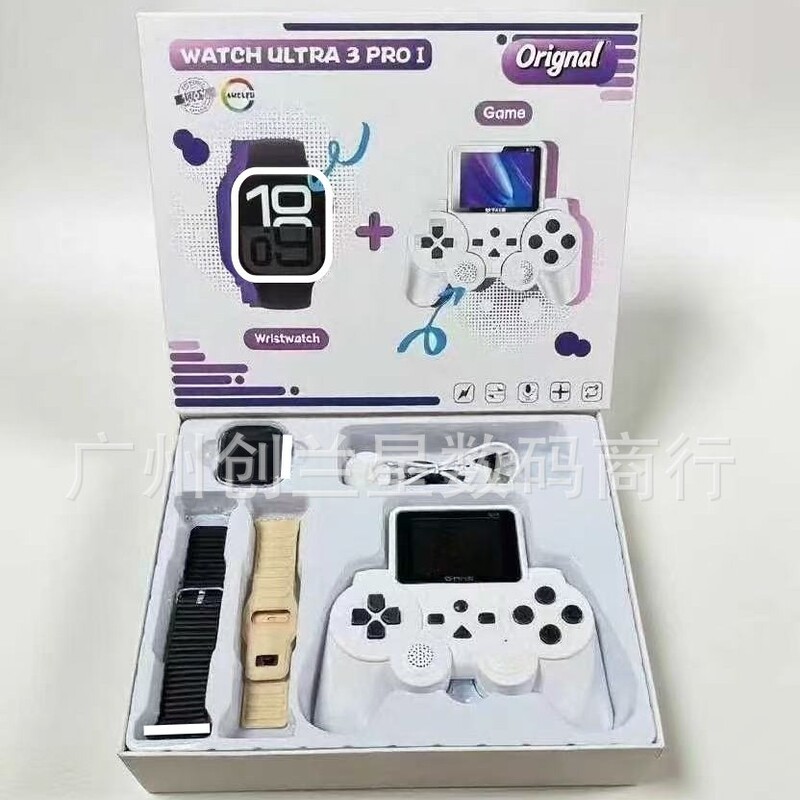 Cross-Border Popular Hot-5 Smart Watch Game Console Bluetooth Call Multi-Function Hot-60 Smart Watch