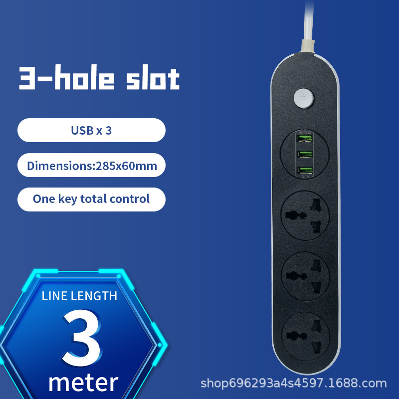 3 bits 3USB Cable de cobre 3m