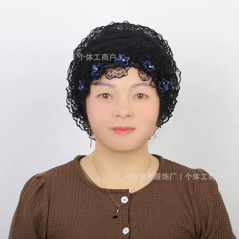 Дышащий кружевной тюрбан с цветочным принтом, осенне-зимняя теплая шапка, закрывающая волосы, шарф-тюрбан, модный и универсальный