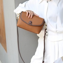 小众斜挎通勤包真皮女士包包单肩女包广州箱包厂家直供轻奢简约