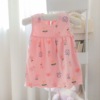 Summer children's sleevless dress, skirt