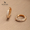 Jewelry, earrings, zirconium, suitable for import, European style