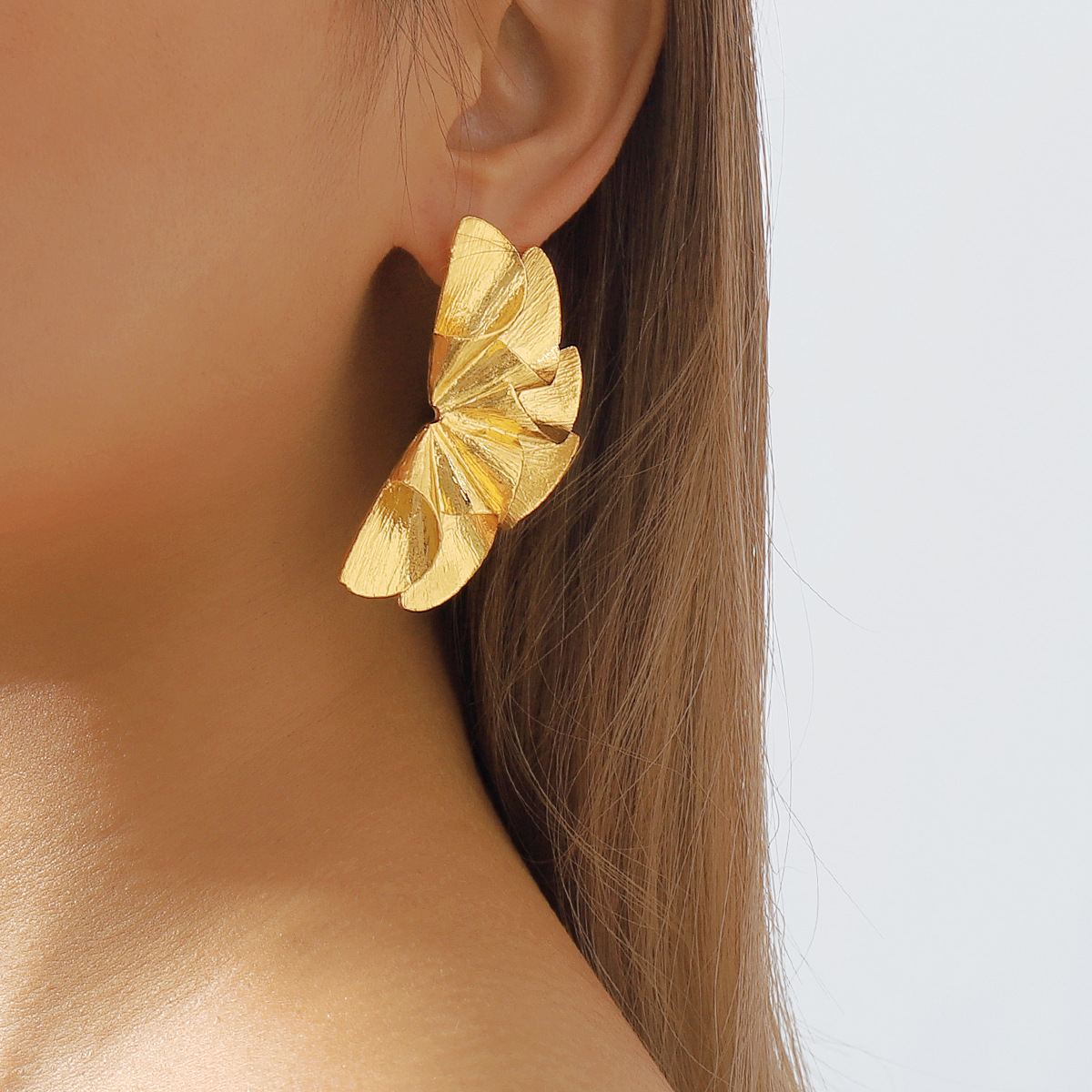 42g Weight 0.03µm Gold Plating Thickness Electroplated Gold Plating Process 201 Stainless Steel Ear Needle Material Golden Plated Plating Material Ear Studs Classification 1 Pair Quantity Holiday, Daily Occasion Alloy Material Geometric Pattern Women's Gender IG Style, Casual, Exaggerated Style Plating Craft 1 Pair IG Style Casual Exaggerated Geometric Alloy Ear Studs 15