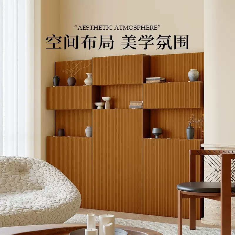 储物架办公家具隔板商用围栏置物架展示架屏风隔断琴格纸墙