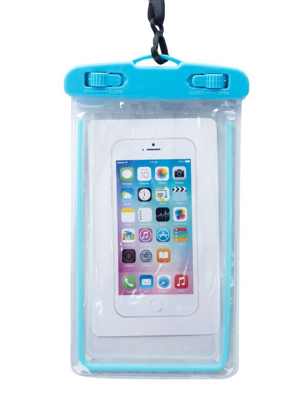 Beach rafting funda impermeable luminosa funda protectora venta al por mayor bolsa de natación bolsa de aire bolsa impermeable para teléfono móvil táctil 3 capas grande