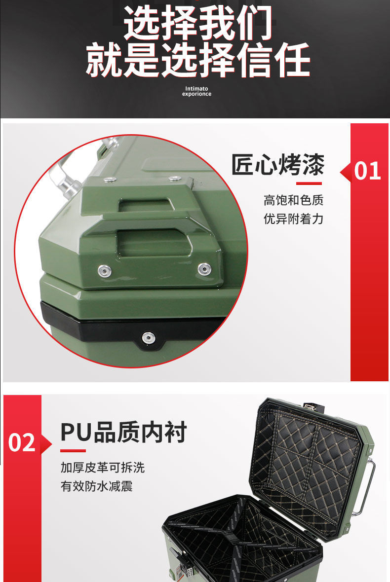 Wanlihao trunk is suitable for the Honda Squarex125 motorcycle trunk, scooter, and electric vehicle rear trunk