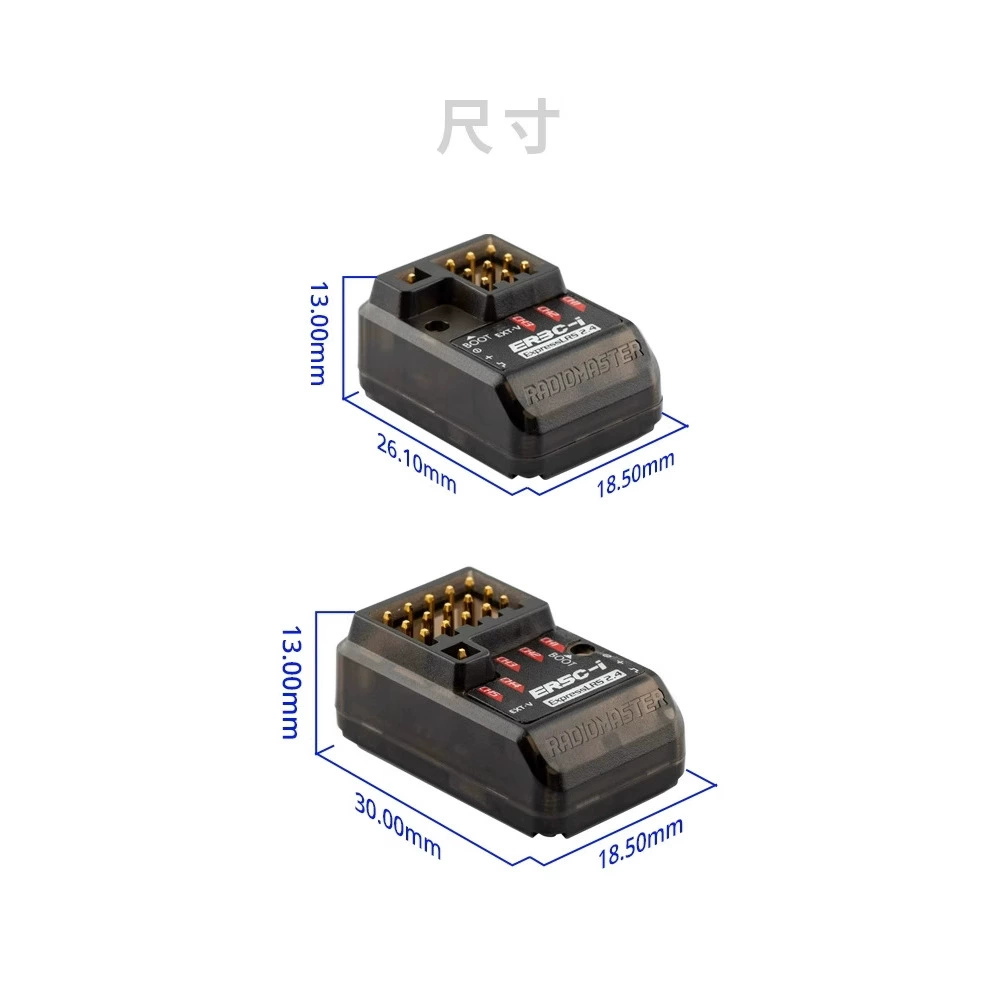 Радиоприёмник RadioMaster ER3Ci ER5Ci ELRS PWM 3 5-канальный приёмник для моделей RC автомобилей и судов