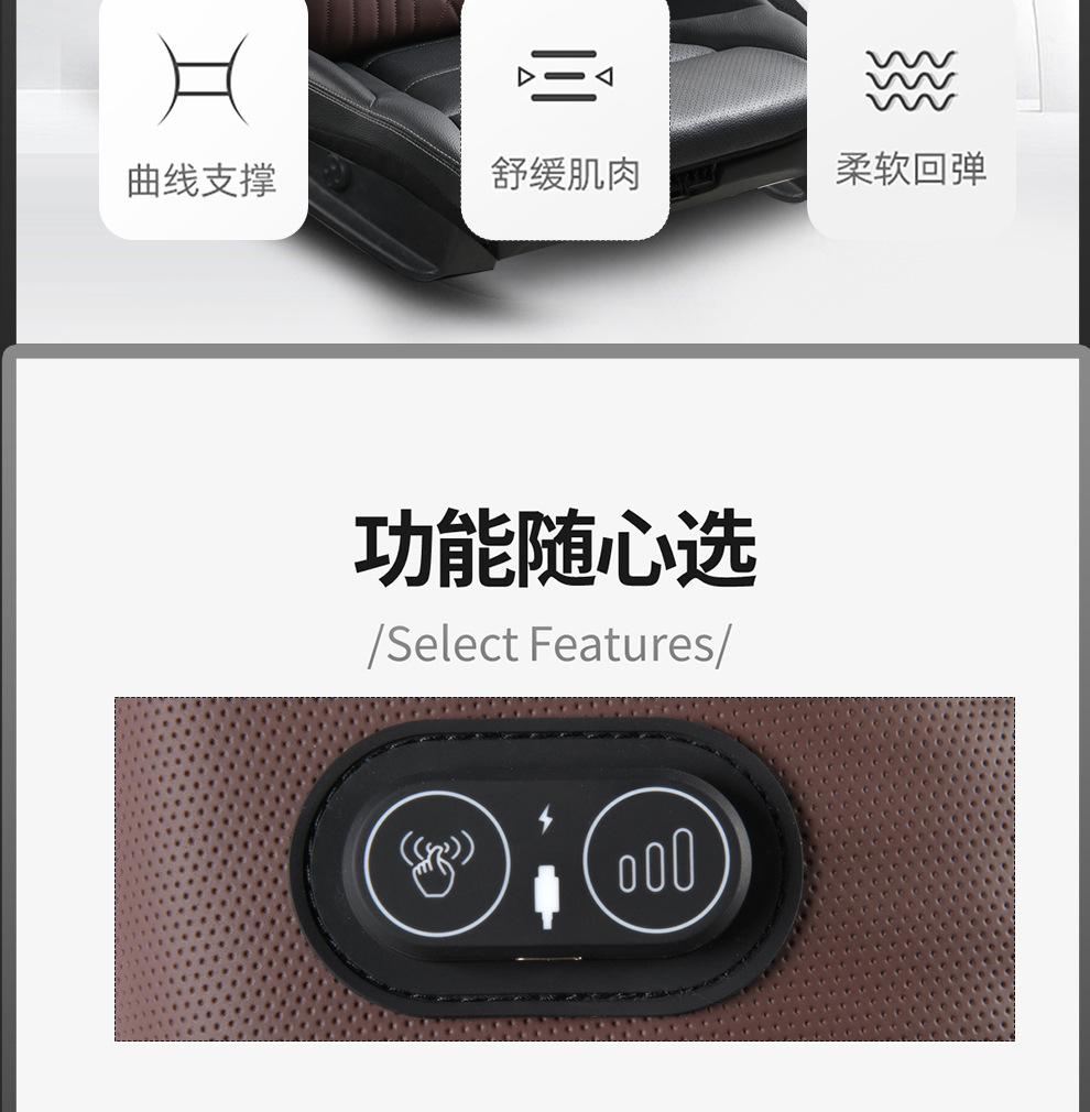 Car Massage Headrest Neck Pillow Lumbar Pillow Car Pillow Lumbar Pillow Cushion Lumbar Cushion Memory Foam Lumbar Pillow