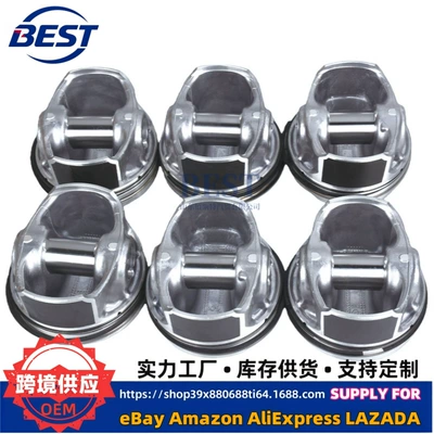 Kit 6Pcs Gasoline Engine – Piston, piston ring, piston pin