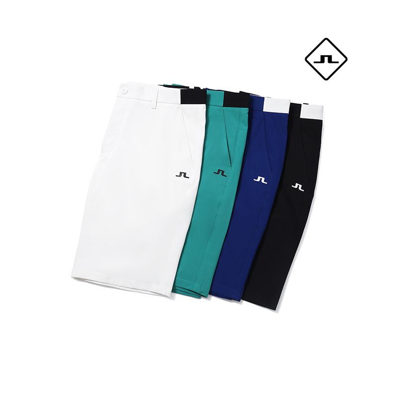 【Cross-Border】J Men's Summer Golf Shorts Woven Stretch Golf Sports Pants # 2301