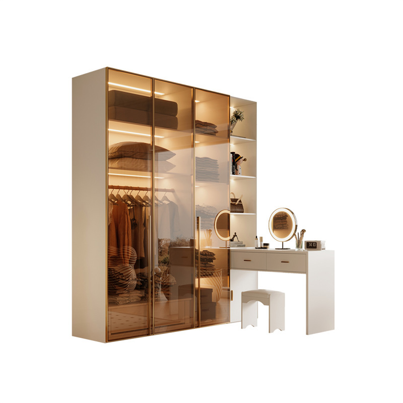 Modern light luxury one-door to ceiling glass door cloakroom…