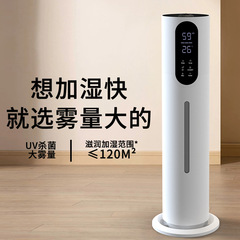 床置きスタンド式加湿器空気清浄8l除菌家庭用静音霧化超音波大容量加湿器