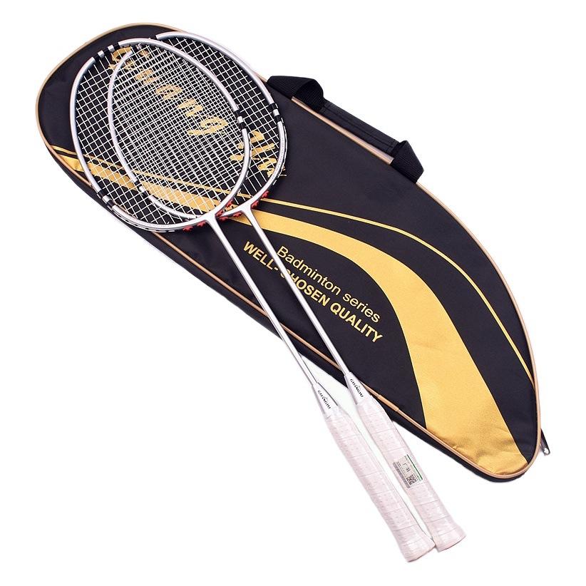 Badminton Racket Set 6U for Couples, Double Racket, Full Carbon Fiber, Wholesale Badminton Rackets for Women