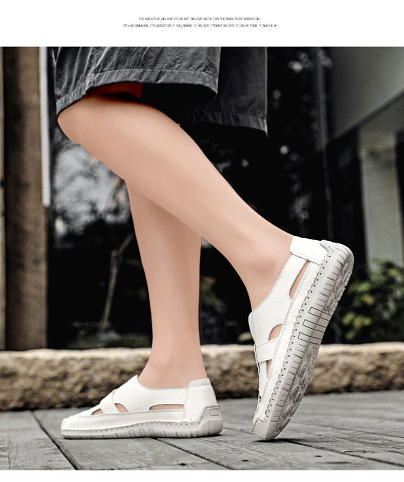 Dép sandal nữ quai ngang đế bằng dệt mềm nhẹ chống trượt đi biển — 2509 màu, 2509 màu hồng, 2509 quả mơ, 2509 xanh chi tiết 28