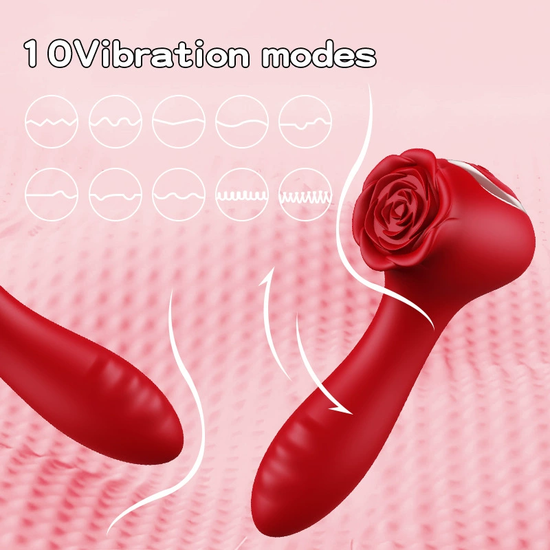 Розово-форма G-spot вибратор, компактный 12.8 см, вибрирующая палочка для женской стимуляции
