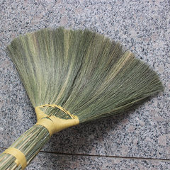 T9J5 miscanthus broom dustpan combination sweeping broom hair soft broom single household wooden floor brush no