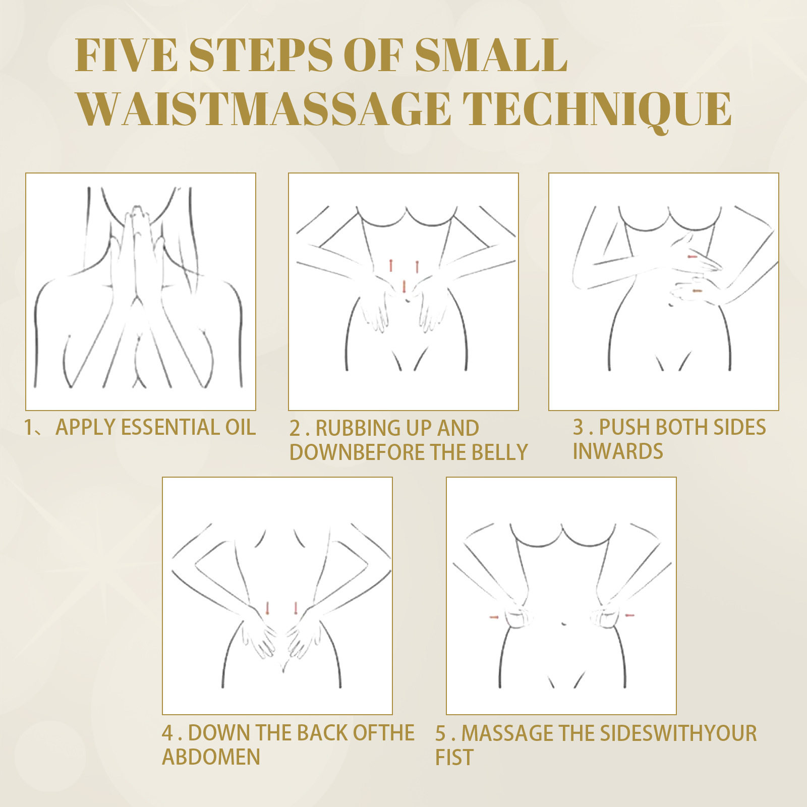 Knoblauch-Abnehmen zum Formen, Straffen, Straffen der Taille, leichtes, schönes Lifting, Haut- und Körpermassage_voghion.com