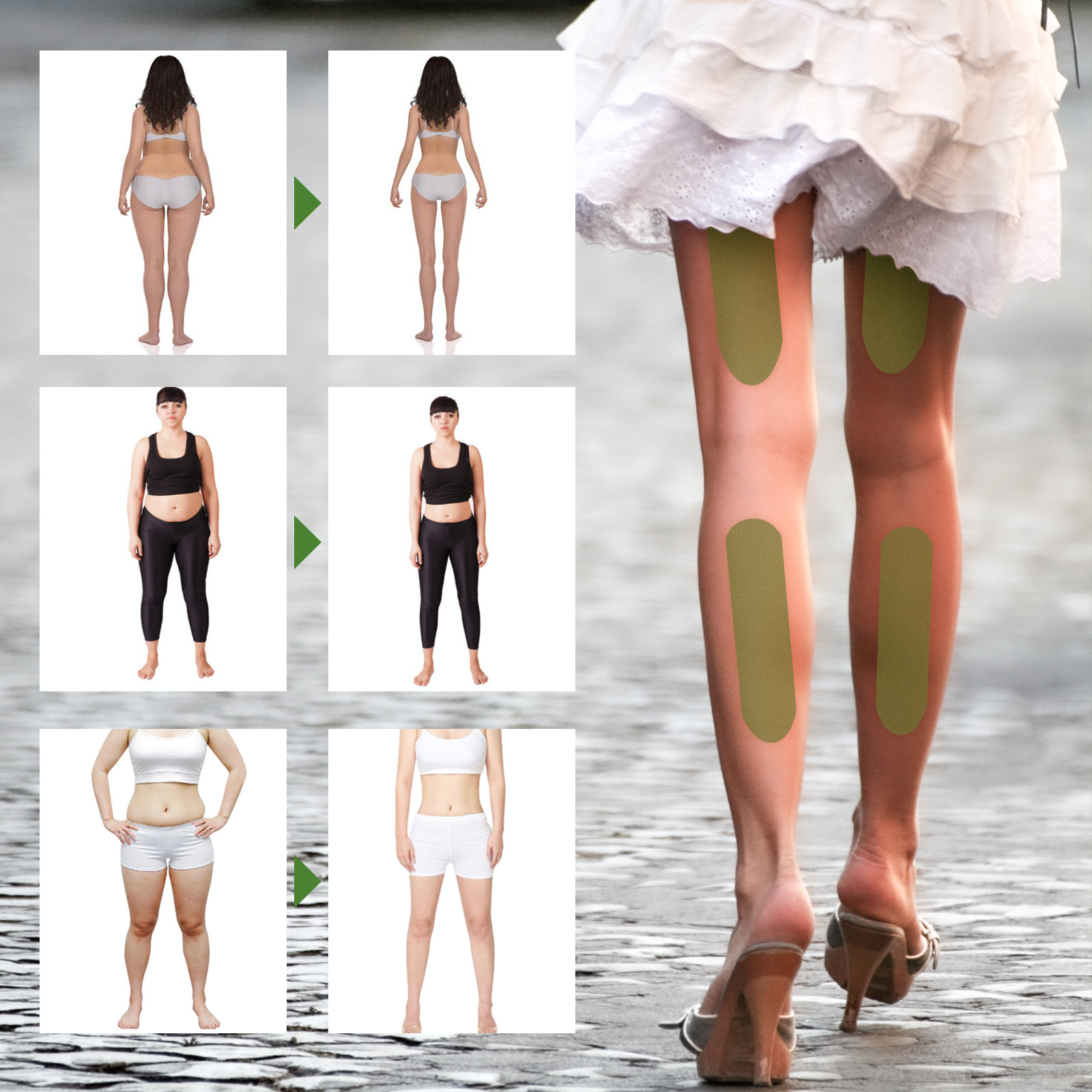 South Moon mugwort pat beautiful legs, lazy person shaping thighs, tightening leg muscles, and lifting_voghion.com