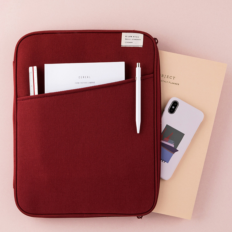 Korean-style computer liner bag holding pressure-proof computer bag flat panel A4 file bag computer bag simple fashion computer bag