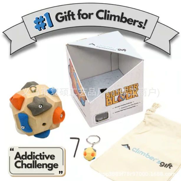 Новый трансграничный продукт Boulder Block ручной работы Блок для скалолазания ручной работы Упражнения для рук