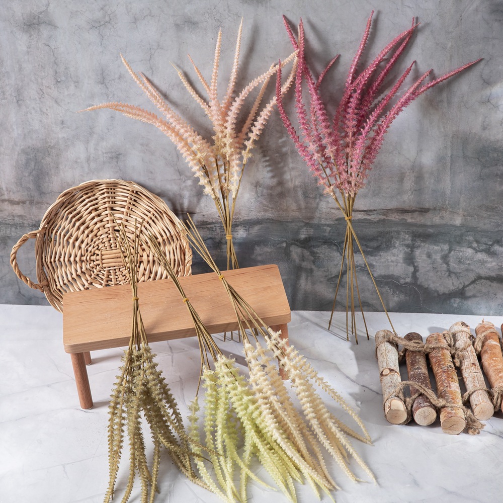 批發鼠尾草配件INS風仿真花廠家家居裝飾跨境婚慶假花MW85008