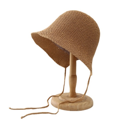 Spring and summer new fashion Japanese fisherman hat for women breathable fabric ponytail retro sun protection beach hat