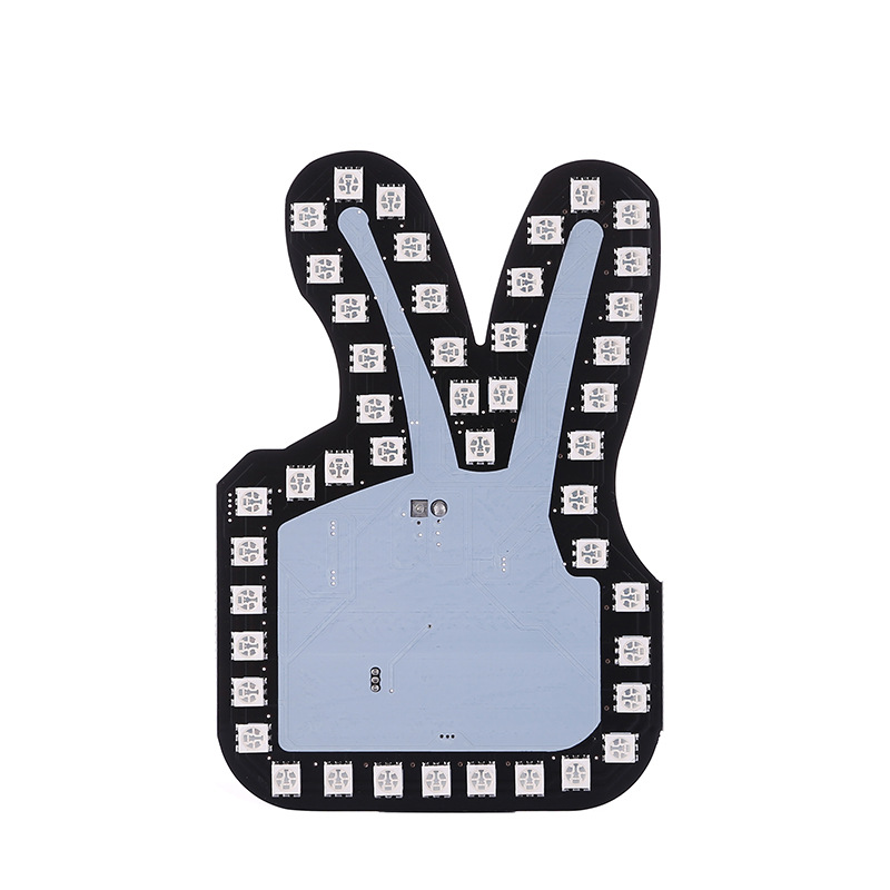 Luz de dedo del coche transfronteriza Luz de gesto luz de advertencia multifunción del coche luz trasera anticolisión Luz De Palma interactiva