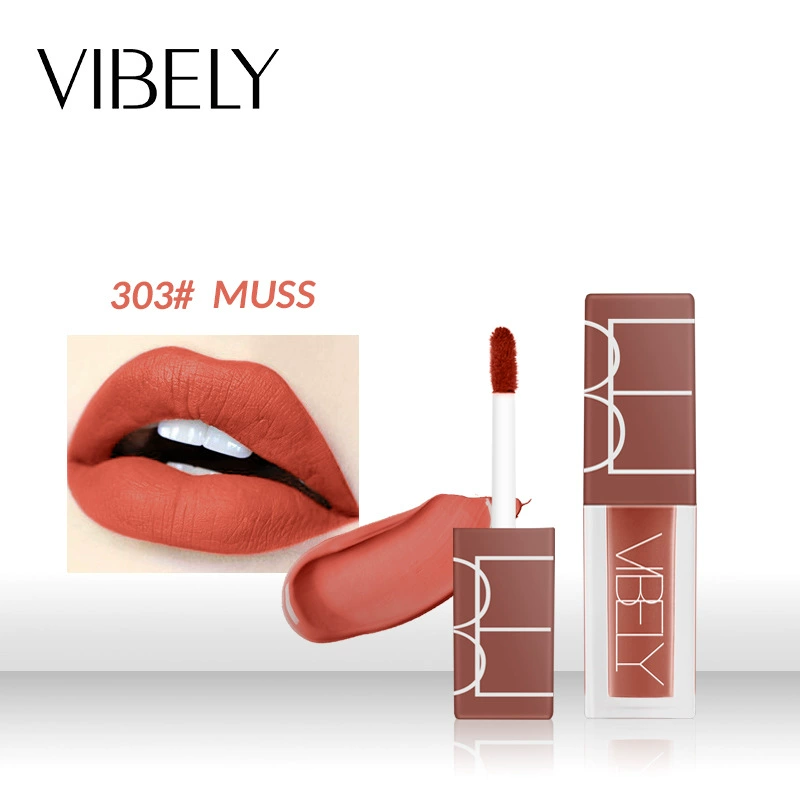 (Cross-border trading), matte lip gloss, lipstick, translucent shading, wish