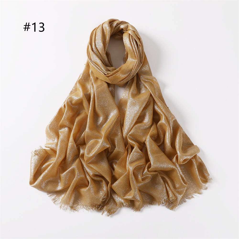 Fashion Style Women'S Fashion Bag Solid Color Cotton Shawl
