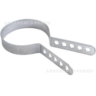 Mini bicycle accessories two-stroke 50CC 80CC exhaust pipe silencer chimney hoop fixing clip