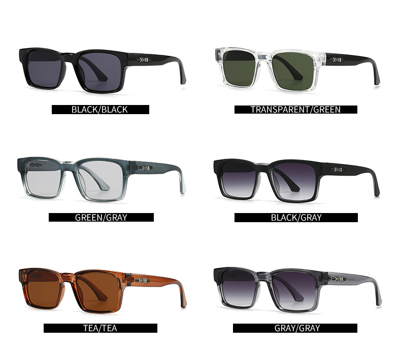 Square Sunglasses For Men Modern Vintage Unisex Eyewear Style_voghion.com